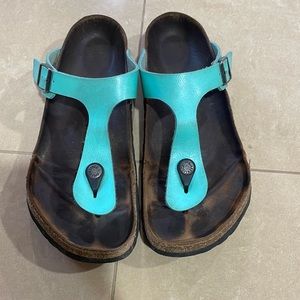 Gizeh Aqua Birkenstocks